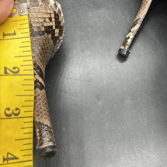 Snakeskin - Lizard Booties Sz 8/38 - Picture 6 of 8